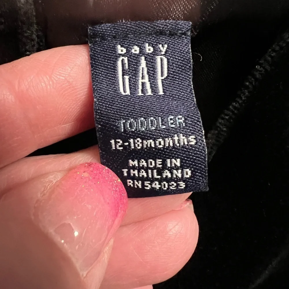 12 month Baby Girl Gap Black Holiday Fancy Dresses Black White Pink Lot of 2
